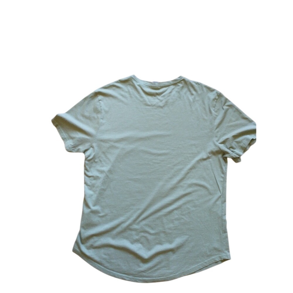 Only & Sons Mens XXL Olive Green Curved Hem Short Sleeve Crewneck T-Shirt - Picture 6 of 7